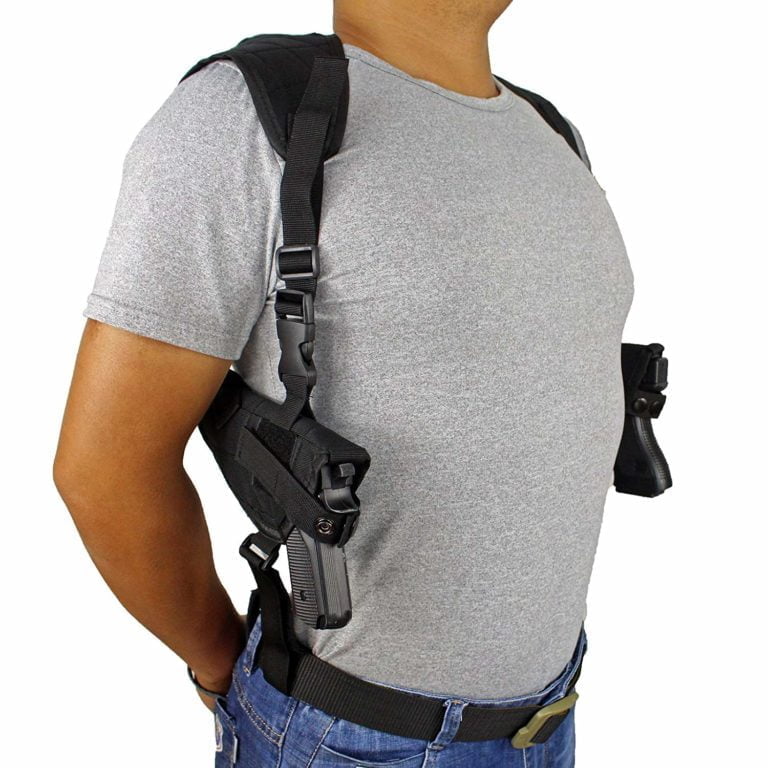 Tactical Double Draw Shoulder Holster Concealed Every Day Carry Dual ...