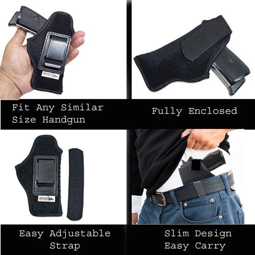 GunAlly Concealed Carry Soft Material Neoprene IWB Holster For IOF ...