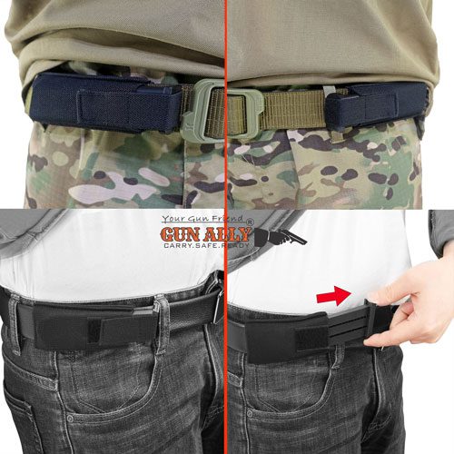 GunAlly Concealed Carry Horizontal Magazine Carrier Pouch - Gunholster